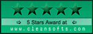Panoweaver 5- star award at cleansofts.com